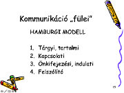 4 fülű kommunikáció